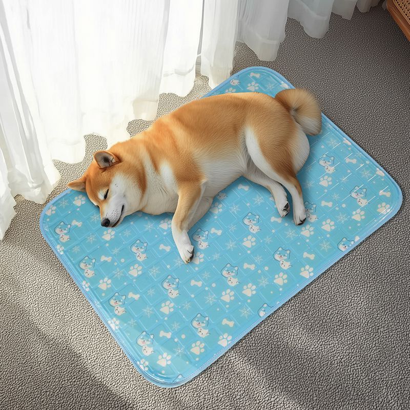 Cooling Pad Kennel Cat Litter Pet Pad Cooling Pad Anti-Scratch Anti-Bite Solid Hydrogel ขนาดใหญ่ Coo
