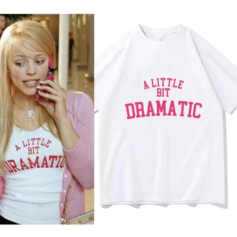 Mean Girls Regina George สไตล์ใกล้เคียงเสื้อผ้าฝ้าย Unisex Y2k คุณภาพสูงผู้ชายผู้หญิง O-คอแขนสั้นเสื