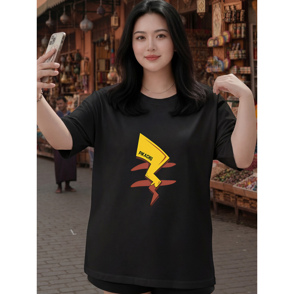 2Y666 [AIYOU] M-5XL เสื้อยืดผู้หญิง Baju Perempuan สไตล์ PLUS ขนาด Crop Top เสื้อผ้า PLUS ขนาด Wanit