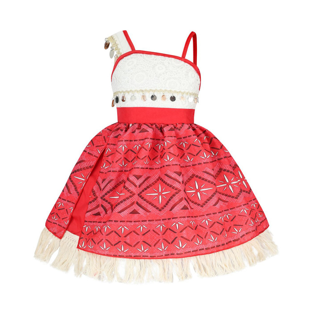 MAMA ชุดโมอาน่า เจ้าหญิงคอสเพลย์เครื่องแต่งกายสําหรับเด็กหญิง รุ่นA5034 - รูปที่ 5