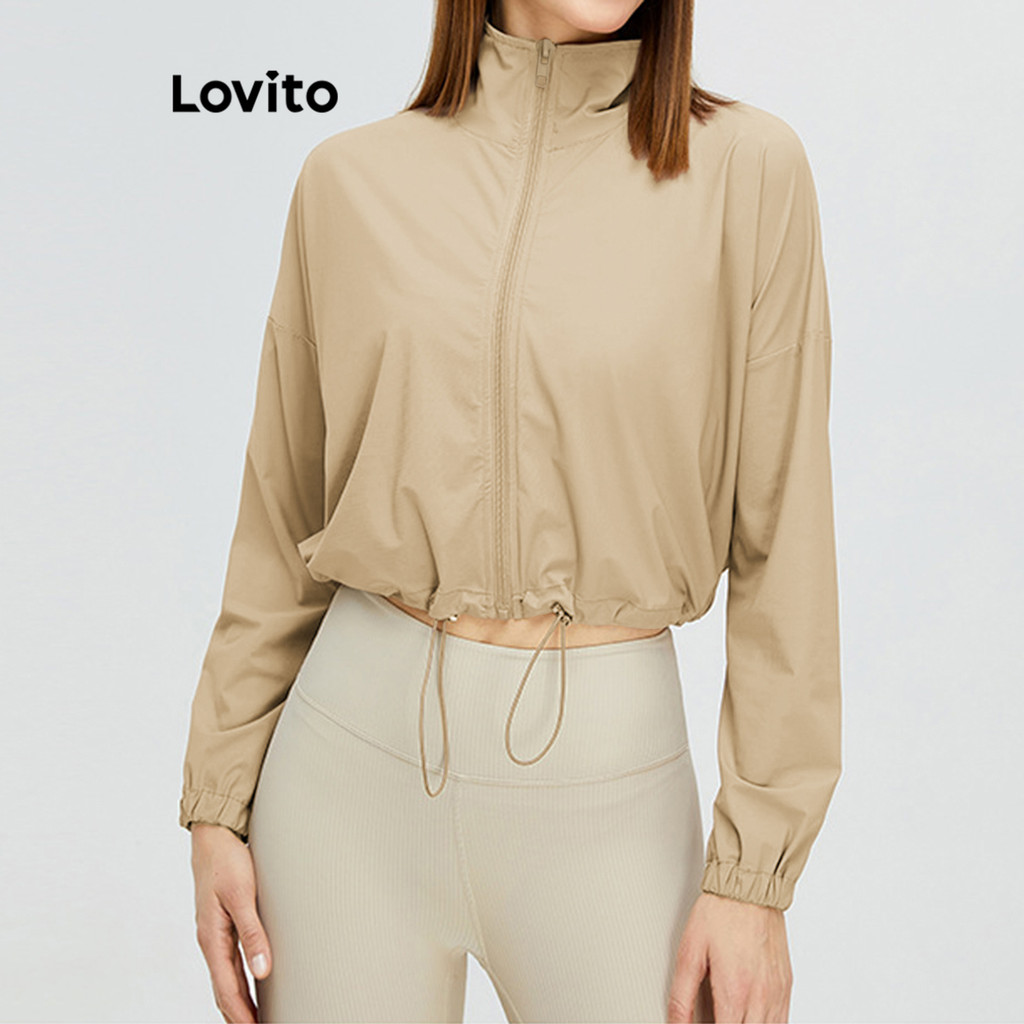 Lovito جاكيت رياضي نسائي كاجوال LNL56271 — صورة 3