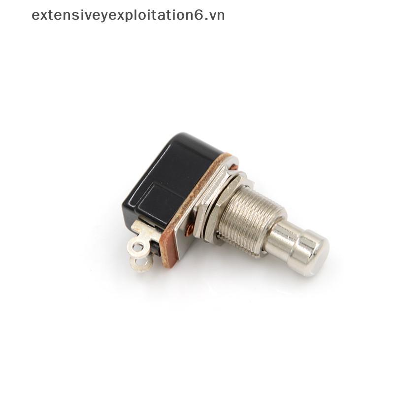 Exten สวิตช์กีตาร์ไฟฟ้าใหม่ Momentary Push Button Foot Switch SPST .