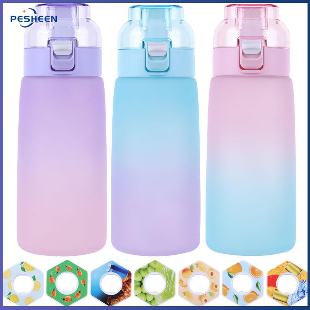 ถ้วยน้ํากลิ่น 600 มล. Tritan พร้อมขวดน้ํากีฬา Flavour Pods 7 ขวดสําหรับกลางแจ้ง