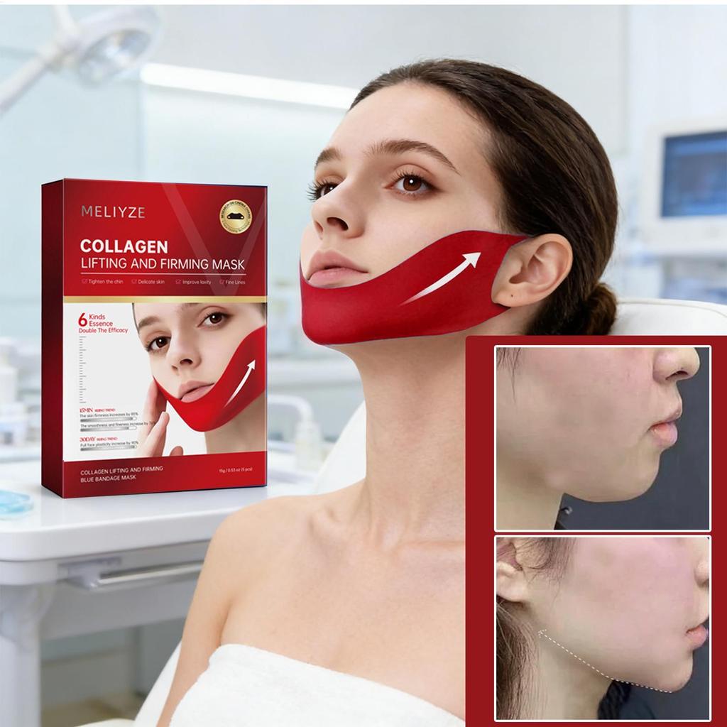 V Line Lifting Face Cover V Line Hydrating Sculpting สายคล้อง V รูป Chin Shaper Face Cover สําหรับผู้หญิงสาวแห้ง huizoth