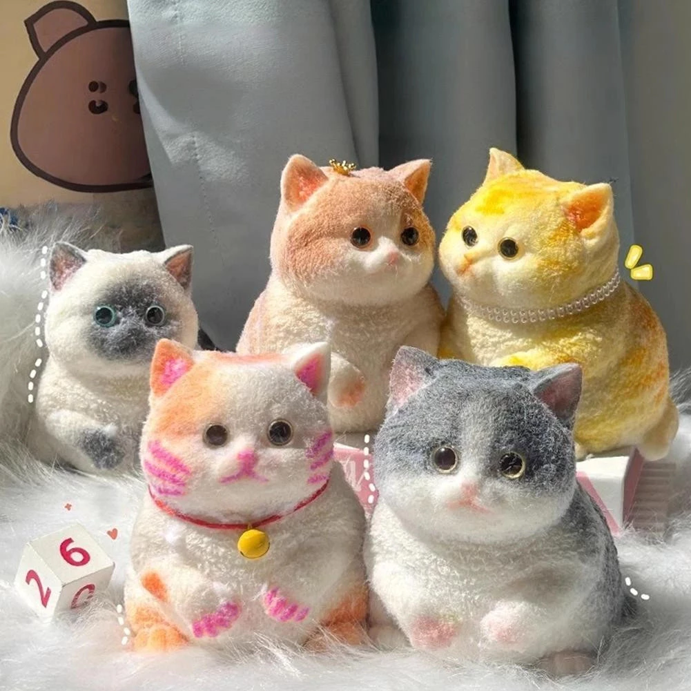น่ารักแมวอ้วนสีส้มตุ๊กตาแมวนุ่มเหนียวสาวเด็กของขวัญวันเกิด Fidget Squishy ของเล่นเครื่องประดับสัตว์เลี้ยงของขวัญขายร้อน thumbnail 3
