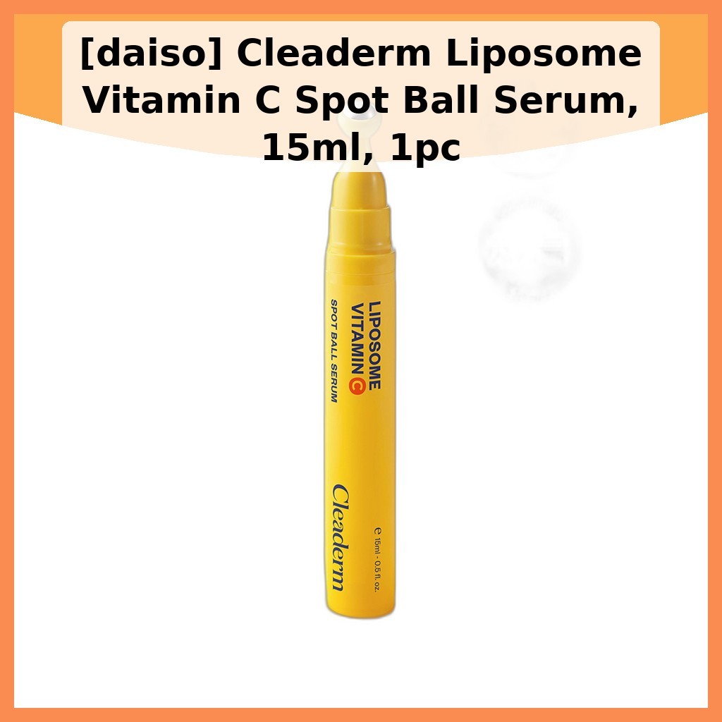 [daiso] Cleaderm Liposome Vitamin C Spot Ball Serum, 15ml, 1pc / Korean Spot Serum / Vitamin C Boost