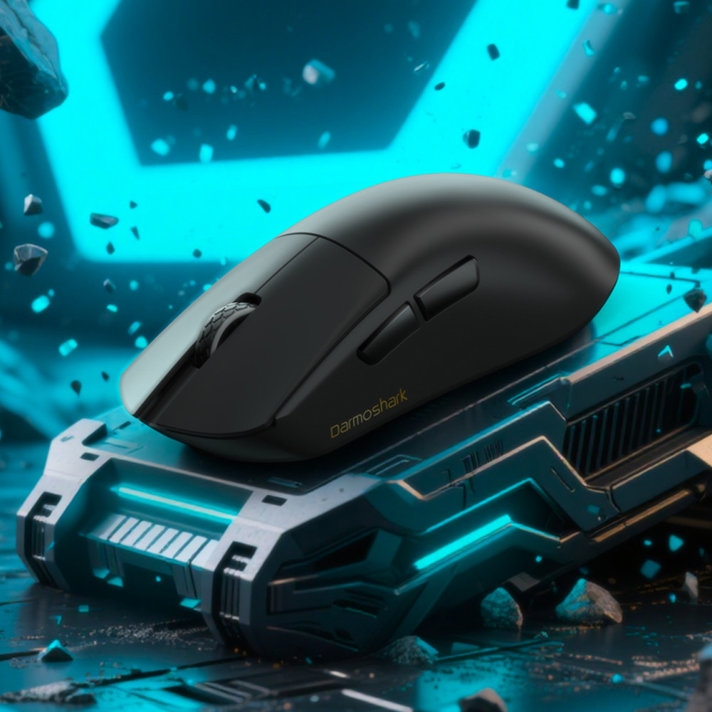 Darmoshark M9 เมาส์ไร้สายบลูทูธ 500mAh PAW 3950 8K Nordic N54L Big-Hand Ergonomic น้ําหนักเบา Esport