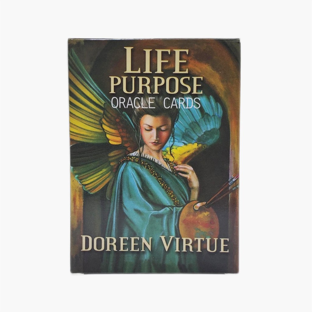 [คลังสินค้าพร้อม] 10.5 x 7.5 ซม. The Meaning of Life Oracle Card เกมกระดานภาษาอังกฤษเกม Life Party L