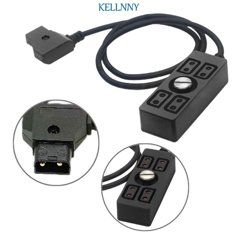 Kelln Dtap Power Splitter D-tap Male to 4 Port Female D-Tap Hub Adapter with 1 4Screw ขยาย Power Out
