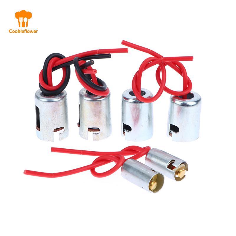 CKFR 2 ชิ้น BA15S BA15D BA9S T9 ไฟเบรครถไฟเลี้ยวผู้ถือหลอดไฟ Soet ไฟหน้าฮาโลเจน Pigtail Connector ผู