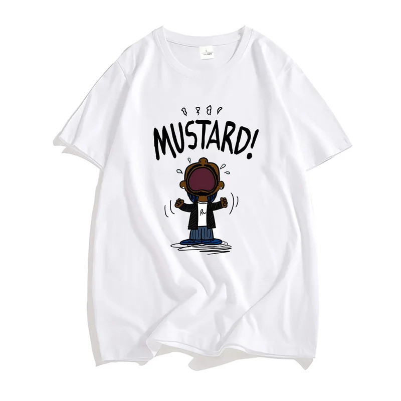 เสื้อยืด Kendrick Lamar X SZA GrandNational Tour ลายกราฟิกอัลบั้ม GNX เสื้อยืดผ้าฝ้ายเนื้อนุ่ม เสื้อ