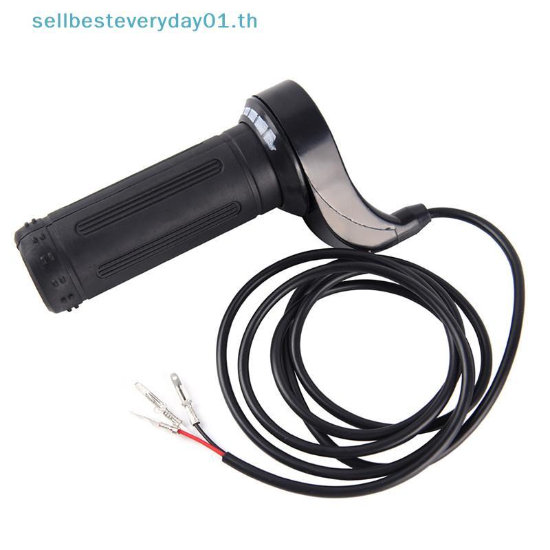 & Sellingbest & 24V 36V 48V 3 Wire Twist Throttle Grip สําหรับ Electic Scooter Bike 7/8" Handlebar .