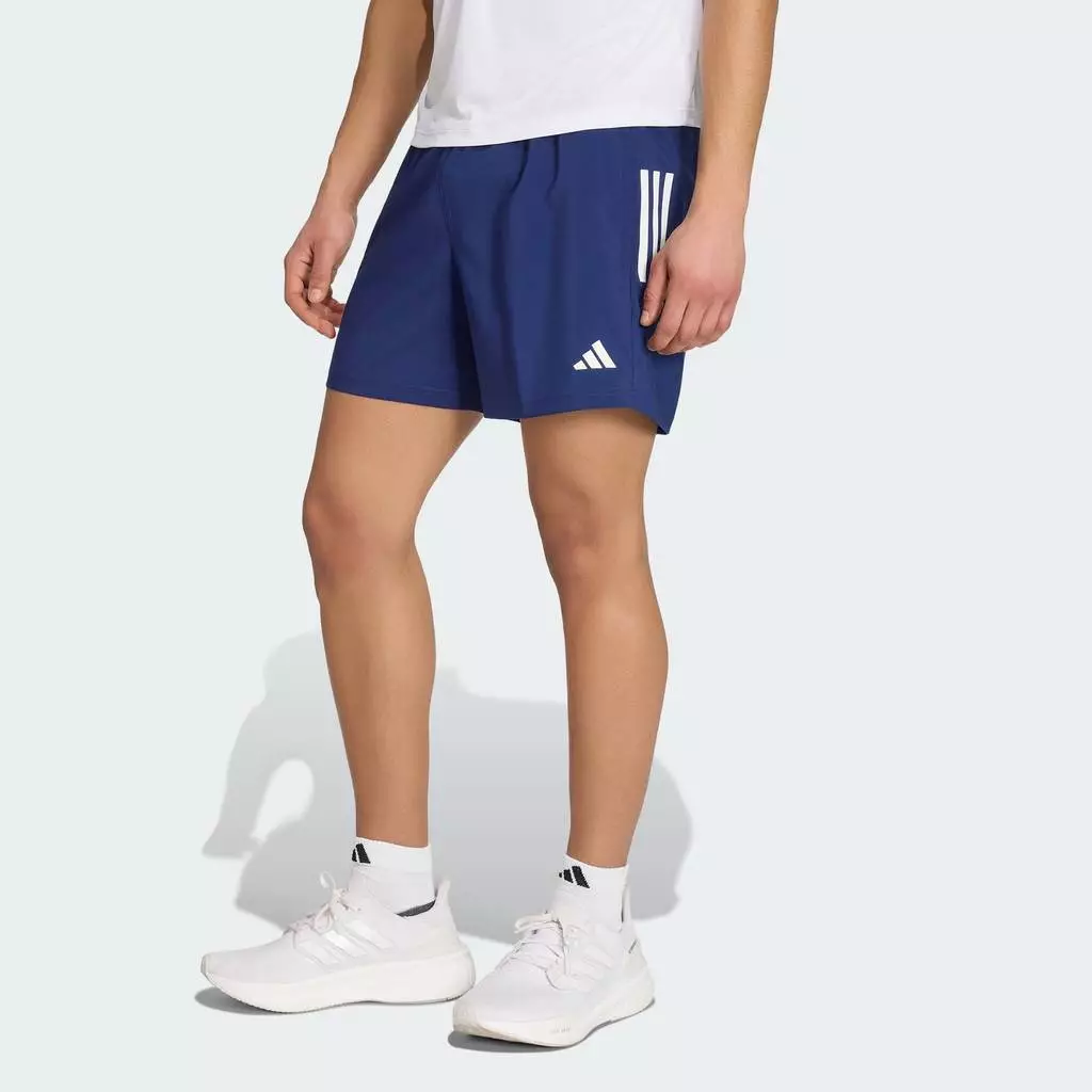adidas วิ่ง กางเกงขาสั้น Own The Run ผู้ชาย สีน้ำเงิน IY0706
