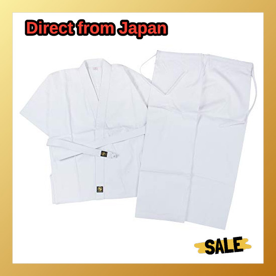 Direct From Japan MARTIAL WORLD High Grade Pure White Full Contact Karate Gi [w/White Belt] KU9-0 0