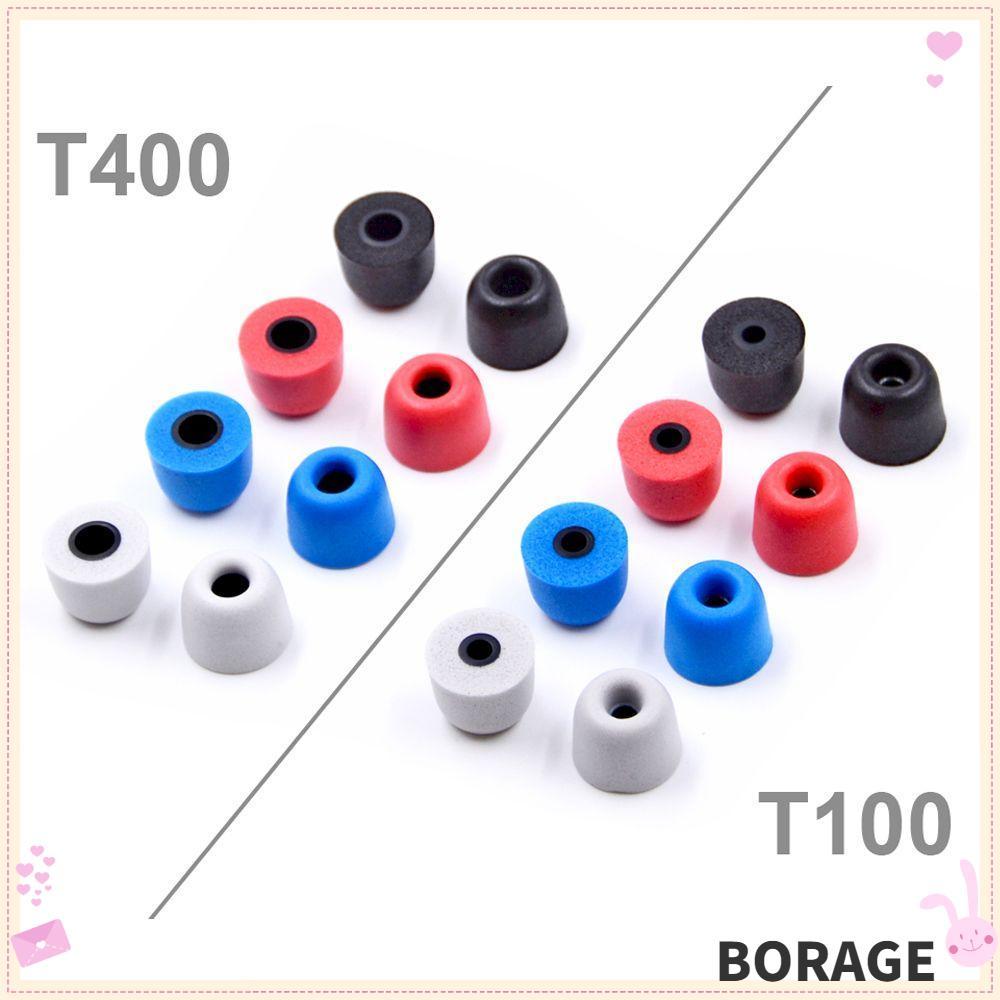 BORAG T100 T200 T300 T400 ชุดหูฟังโฟมหน่วยความจําแยกเสียงรบกวนแบบนุ่มสําหรับหูฟังชนิดใส่ในหู