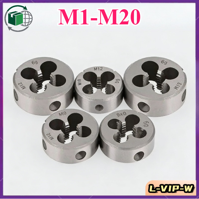 กรวยเครื่องทําเกลียวเกลียวเกลียวกลมตาย /M1-M20（L-VIP-W-6）