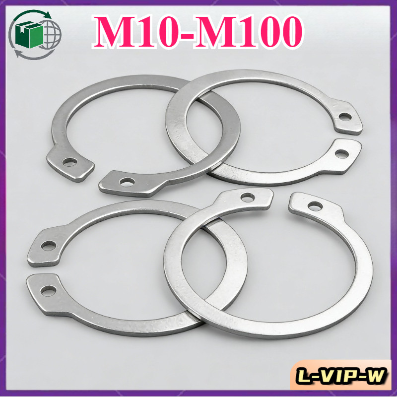 304 แหวนล็อคเพลา แหวนล็อคนอก/M10-M100（ L-VIP-W-4）
