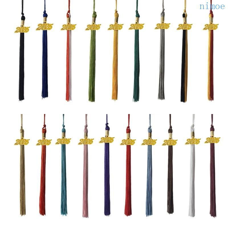 Nio 2025 Graduation Tassels 2025 Graduation Gowns หมวก Tassels Charm สําหรับชุดวิชาการผ้าหมวกและการถ