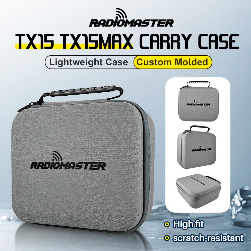 RadioMaster Protective Carrying Cover for TX15 & TX15 MAX, Portable Storage Case for FPV RC Radio Co
