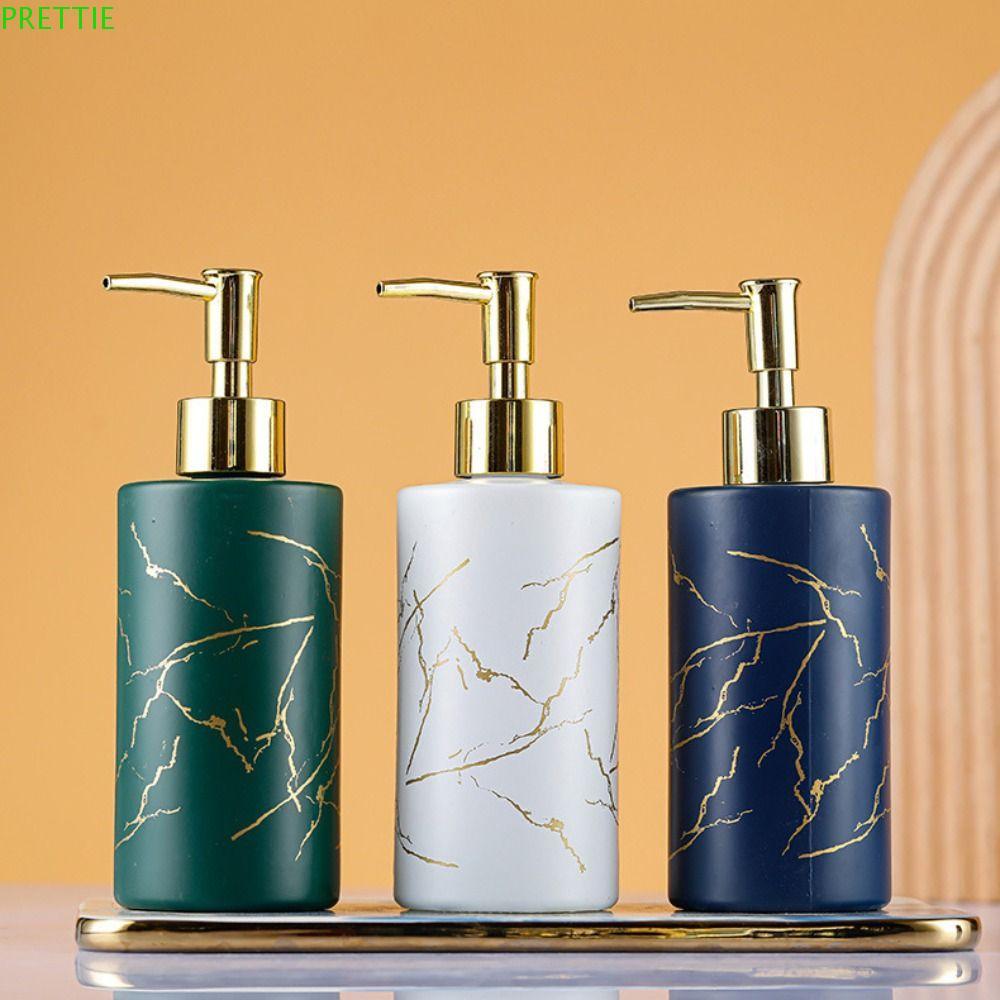 สั่งซื้อล่วงหน้าเครื่องจ่ายสบู่,ขวดอิมัลชันมาร์บลิ้งแบบกด,แก้วคุณภาพสูง320มลเจลทําความสะอาดรีฟิลขวดเปล่าโรงแรม