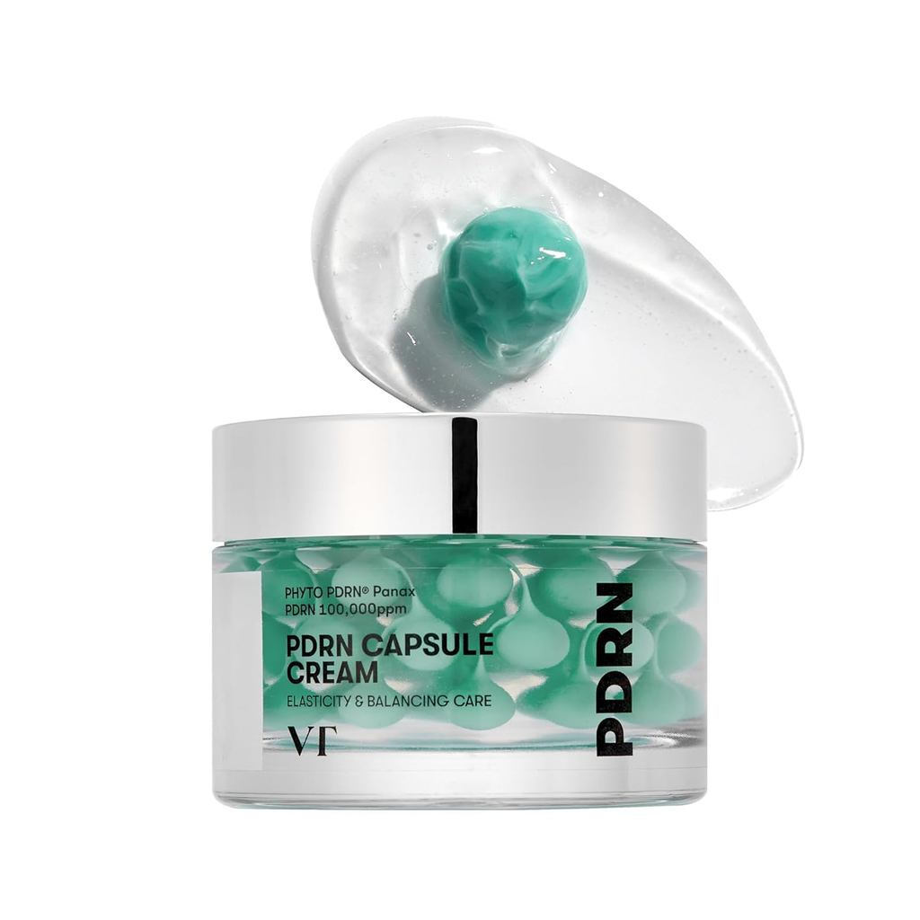 VT COSMETICS PDRN Capsule Cream 100 มอยเจอร์ไรเซอร์บํารุงผิวหน้าให้ความชุ่มชื้นพร้อม 100,000ppm PDRN