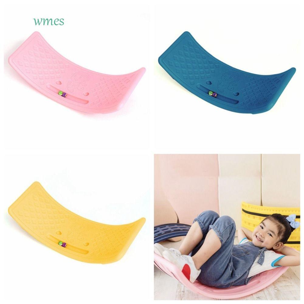 WMES1ZA เด็ก BALANCE BOARD,ไม่ง่ายที่จะ Deform ปรับปรุง Body Balance เด็ก Wobble Board, โยคะบอร์ดที่น่าสนใจประสานงานความปลอดภัยฟิตเนส BOARD Dancers การออกกําลังกาย