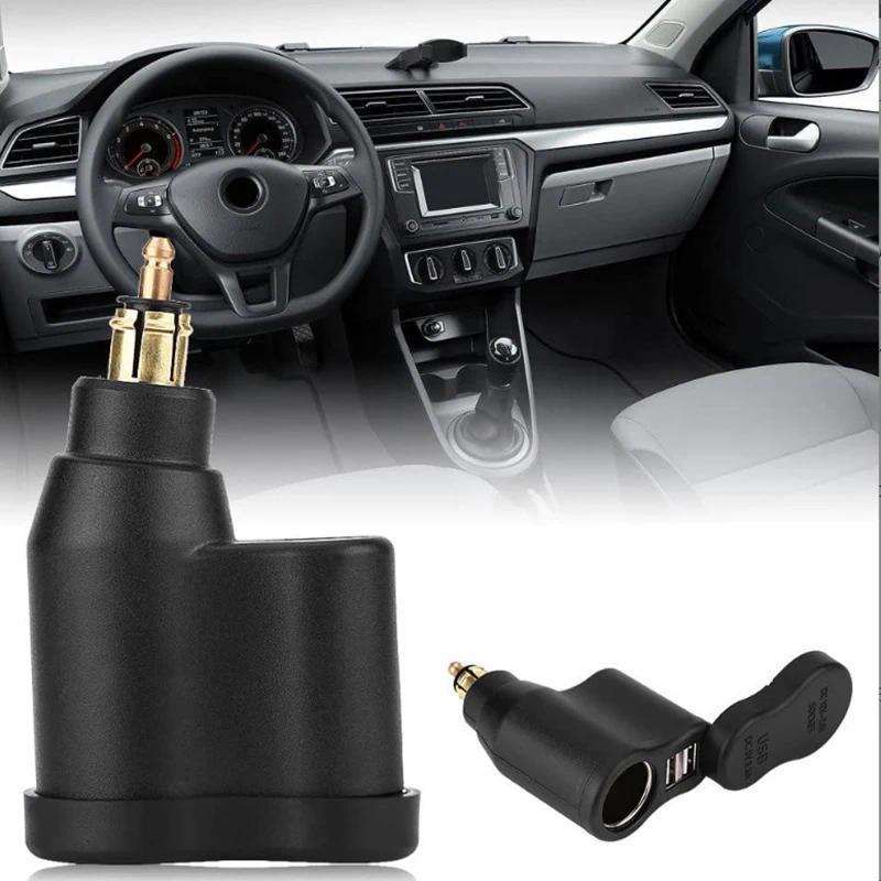 Universal 5V/3.3A 12-24V Power Adapter รถจักรยานยนต์ Dual USB Charger มัลติฟังก์ชั่นกันน้ําไฟแช็กซ็อ