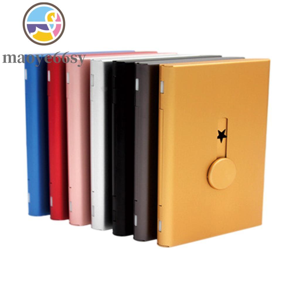 MAOYE66SY Card Case โลหะแฟชั่นผู้ถือบัตรเครดิต Scrub Light Star ID Card Case