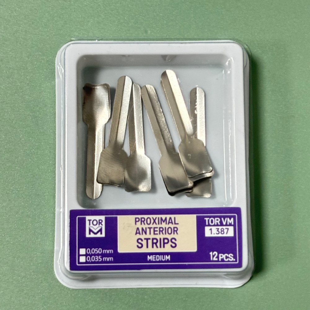 12pcs/box Dental Matrix Bands Twin Anterior Matrices Dental Anterior Proximal Matrix Strip For Anter