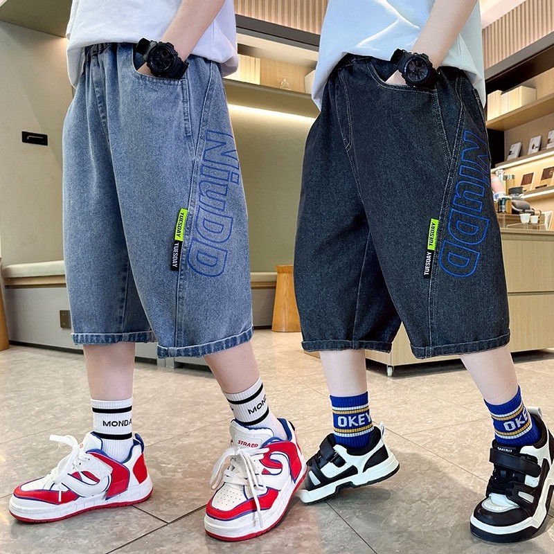 กางเกงยีนส์เด็ก คองคิดส์ ที่0312 สําหรับเด็กชายไซส์ใหญ่ สไตล์เกาหลีมาใหม่ 18-50KG