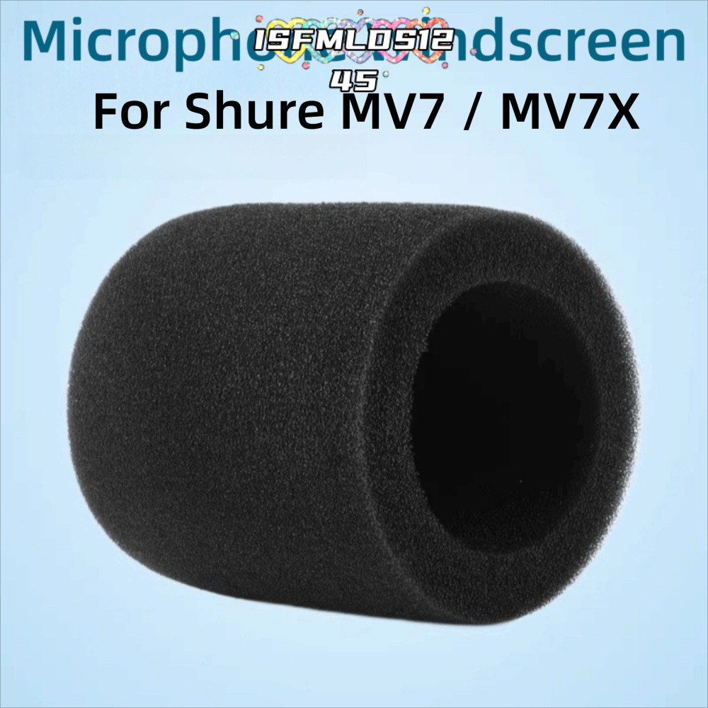 ISFMLDS1245 ไมโครโฟน Pop Filter, Flocked ฟองน้ําโฟม Windproof Mic กระจก, Professional เปลี่ยน Pop Fi