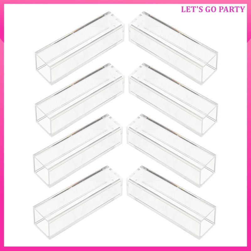 8 ชิ้นพลาสติก Cuvettes โปร่งใสมาตรฐาน Mini Cuvettes ที่ถูกต้องสําหรับ Spectral การวิเคราะห์ uiran