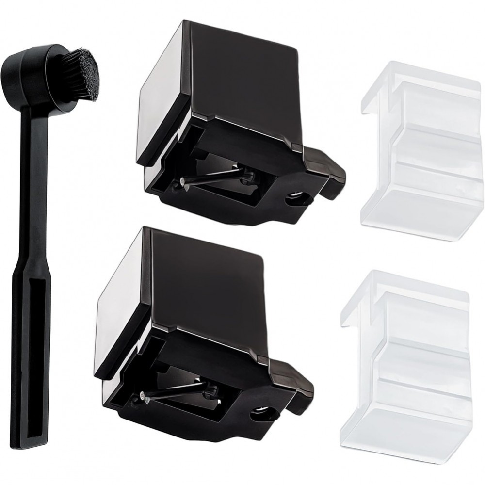 ATN3600LE เปลี่ยน Stylus 2PCS สําหรับ Audio-Technica AT-LP60X LP60 PL300 + แปรง