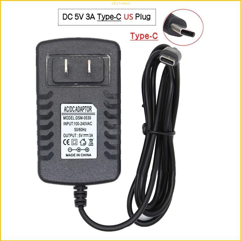 ST 5V 3A 3000mA อะแดปเตอร์แหล่งจ่ายไฟ USB Type-C Charger สําหรับ 4 US EU