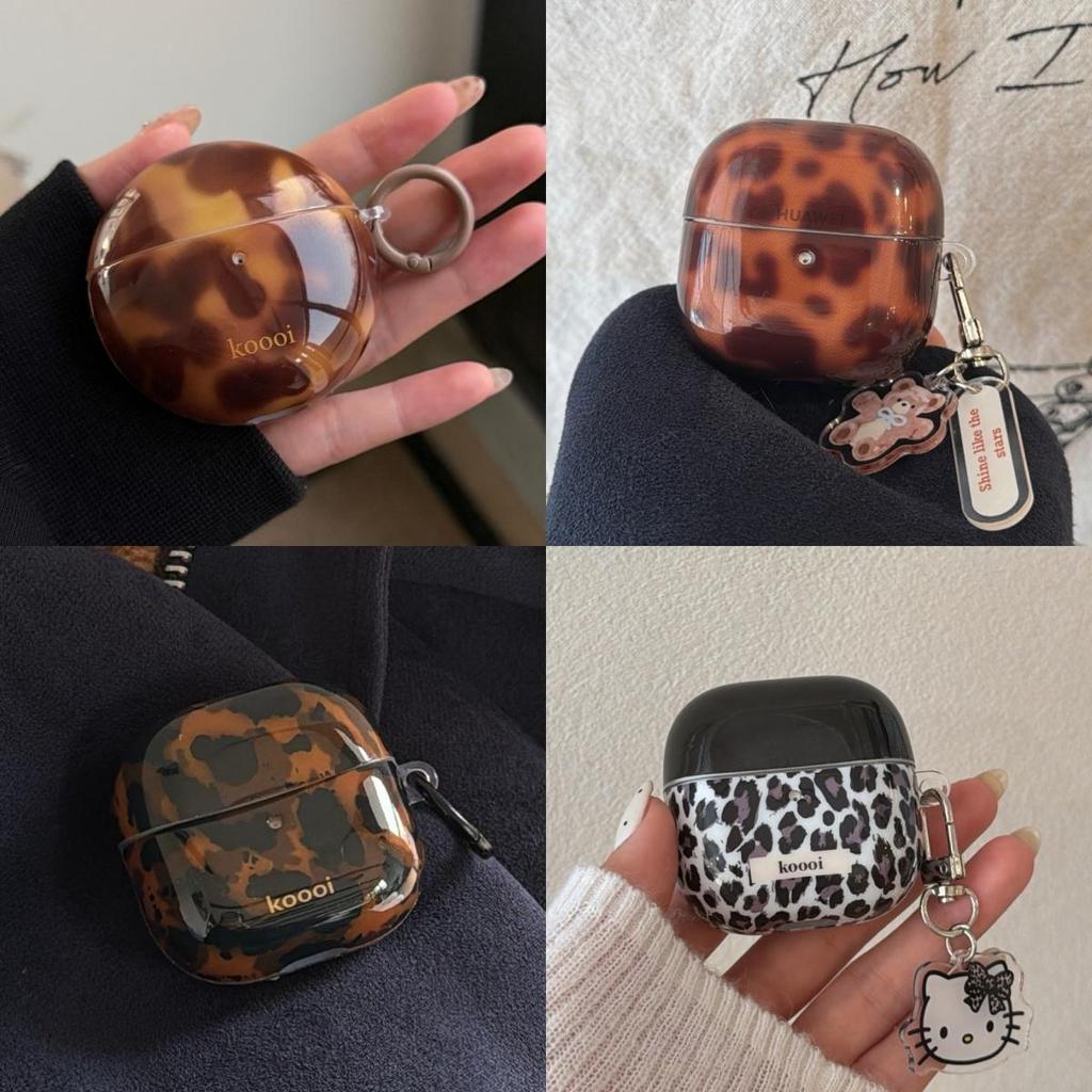 เคสอินเทรนด์เข้ากันได้กับ Samsung Galaxy Buds 3/3FE/Core/Buds 2/pro/FE/Live เคสหูฟังสําหรับ Huawei F