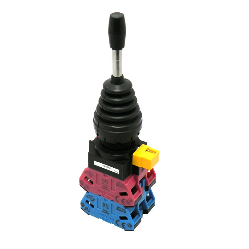Hequan สไตล์ HW1M-2222-22N9 Cross จอยสติ๊กสวิทช์/Four-Way Self-Reset HW-CB22