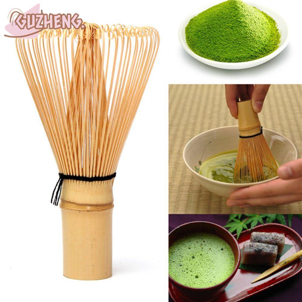 GUZHENG 80 Fringe Bamboo Brush Home Japanese Tea Set Kitchen Matcha Bamboo Accessories