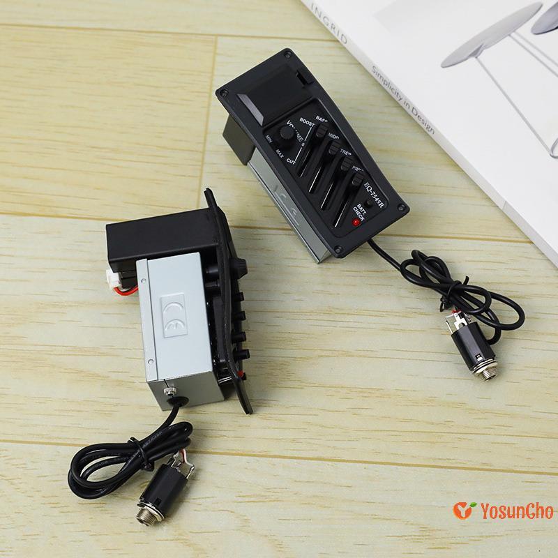 YosunChoker] Guitar Piup Acoustic Guitar EQ Piezo Piup Acoustic Guitar Piup Preamp Amplifier Equaliz