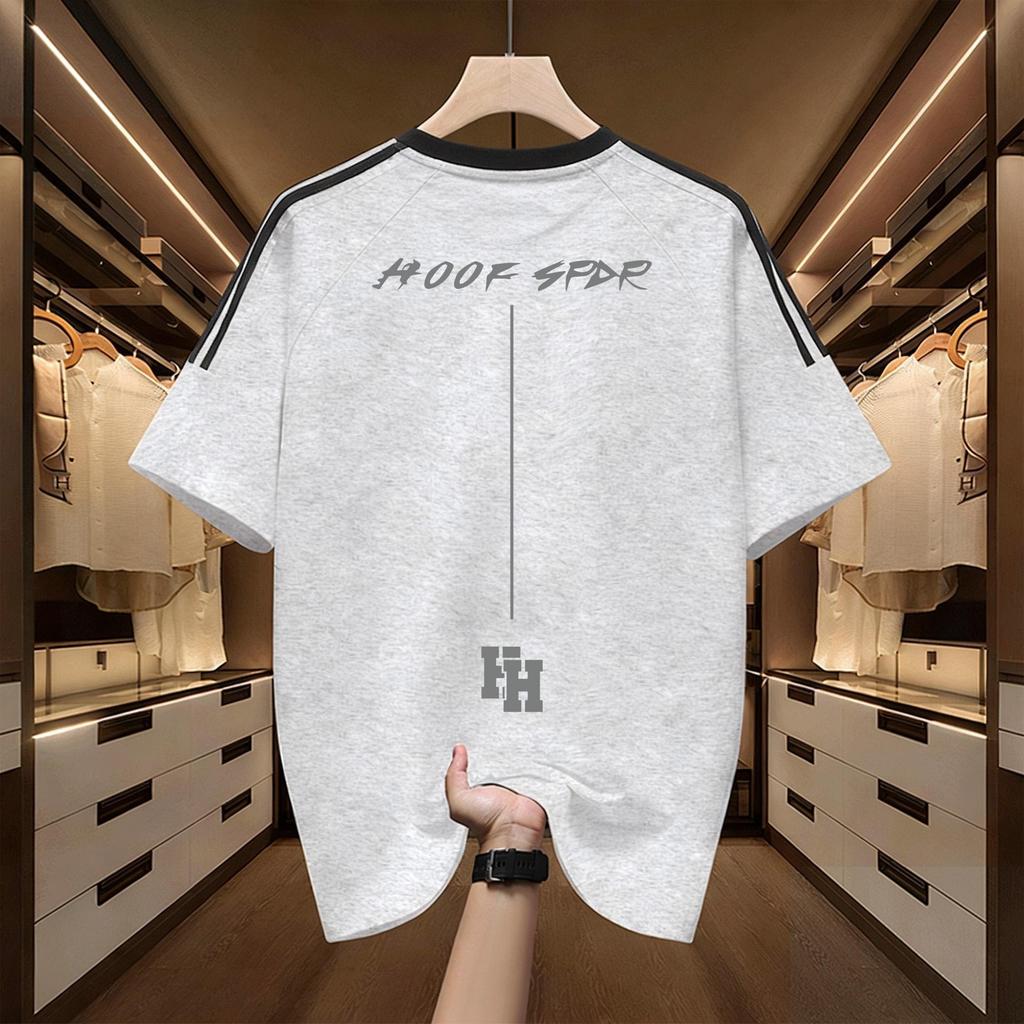 🌷Su.Tee🌷สื้อยืด oversize เสื้อแฟชั่น เกาหลี สตรีท ใส่สบาย โคตรนุ่ม ผ้าคอตตอน100% ลาย "HOOF SPDR"