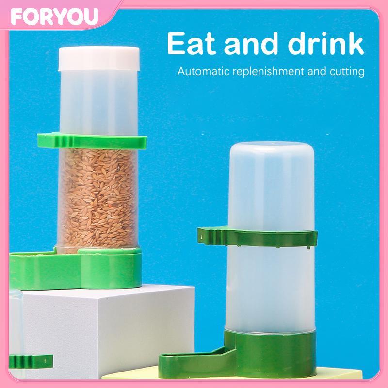 FORYOU BIRD Feeder น้ําเครื่องดื่มอัตโนมัติน้ําพุสัตว์เลี้ยง Parrot Cage ขวดถ้วยดื่มชามสัตว์เลี้ยงนก