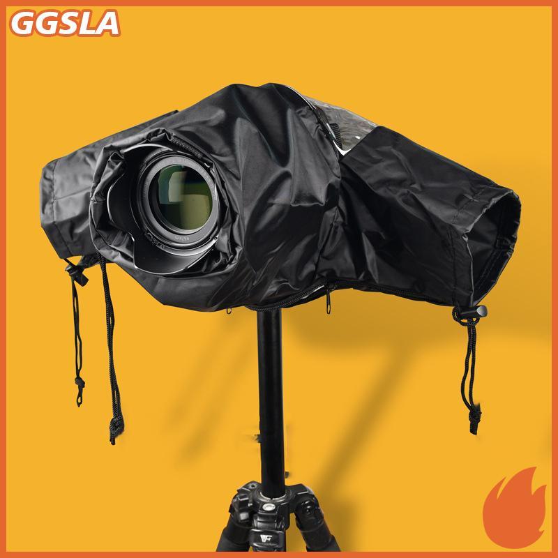 GGSLA กันน้ํากล้อง Rain Cover เสื้อกันฝนป้องกันฝุ่นสําหรับ Canon Nikon Sony Panasonic Fuji กล้อง DSLR อุปกรณ์เสริมใหม่