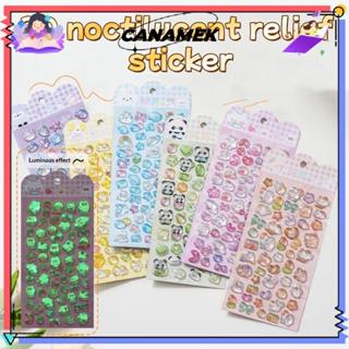 [CANAMEK] น่ารักการ์ตูนสัตว์ Noctilucent 3D คริสตัลบรรเทา St…