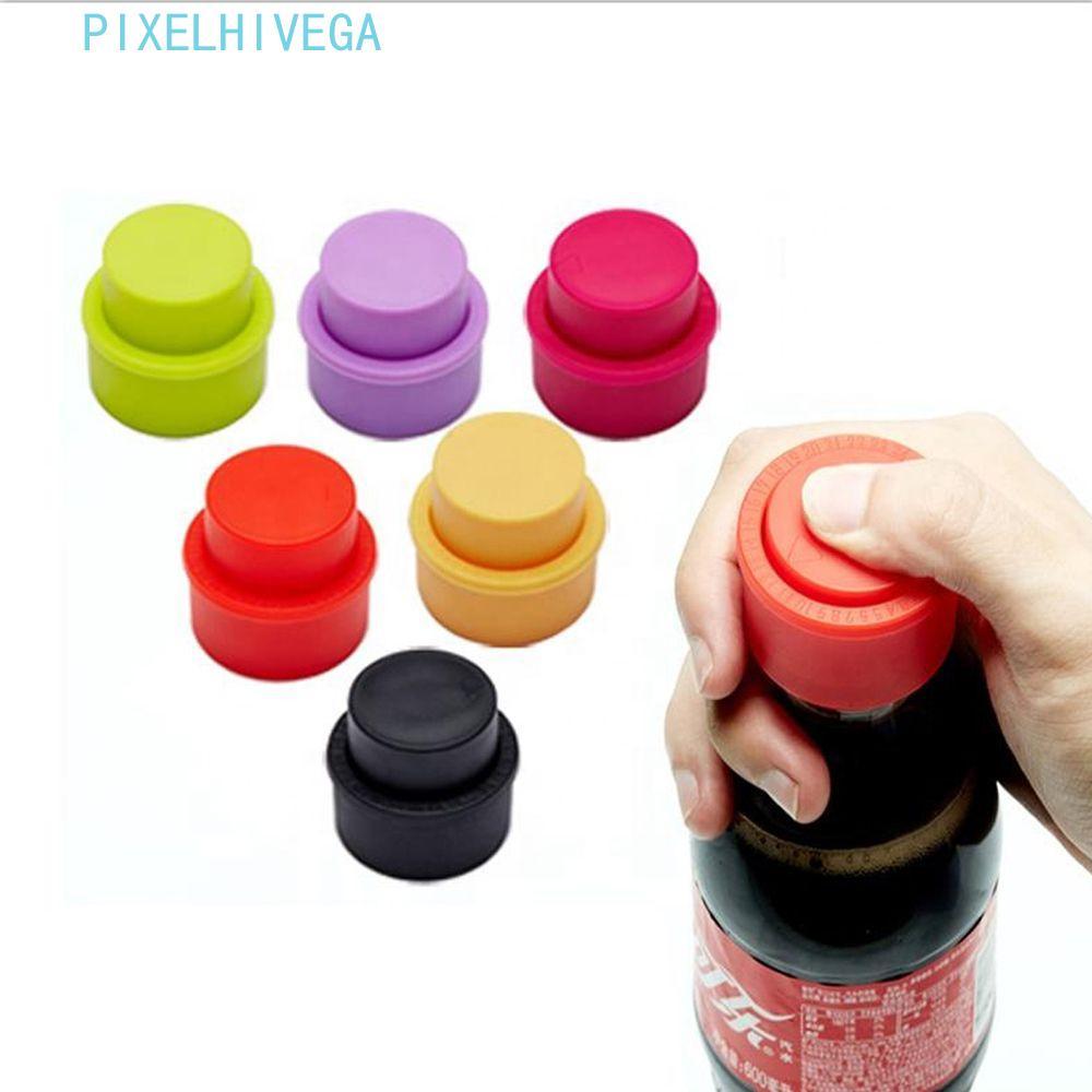 PIXELHIVEGA Stopper Fizzy Drink Cola Soda Inflatable Sealer ขวดปั๊ม Caps Saver Lid