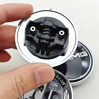 57 มม.รถด้านหน้า Star Hood Emblem Cover Bdage Bonnet โลโก้สําหรับ Mercedes Benz W203 W204 W212 W213 W222 W221 CES Class