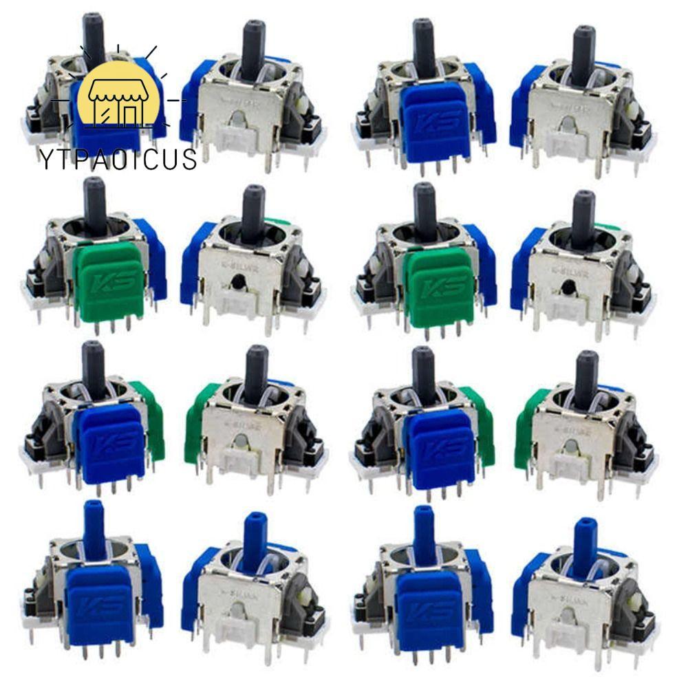 YURUYI 4PCS Hall ThumbStick,ความแม่นยําสูง Analog TMR จอยสติ๊กแม่เหล็กไฟฟ้า,Professional ทนทาน Anti-