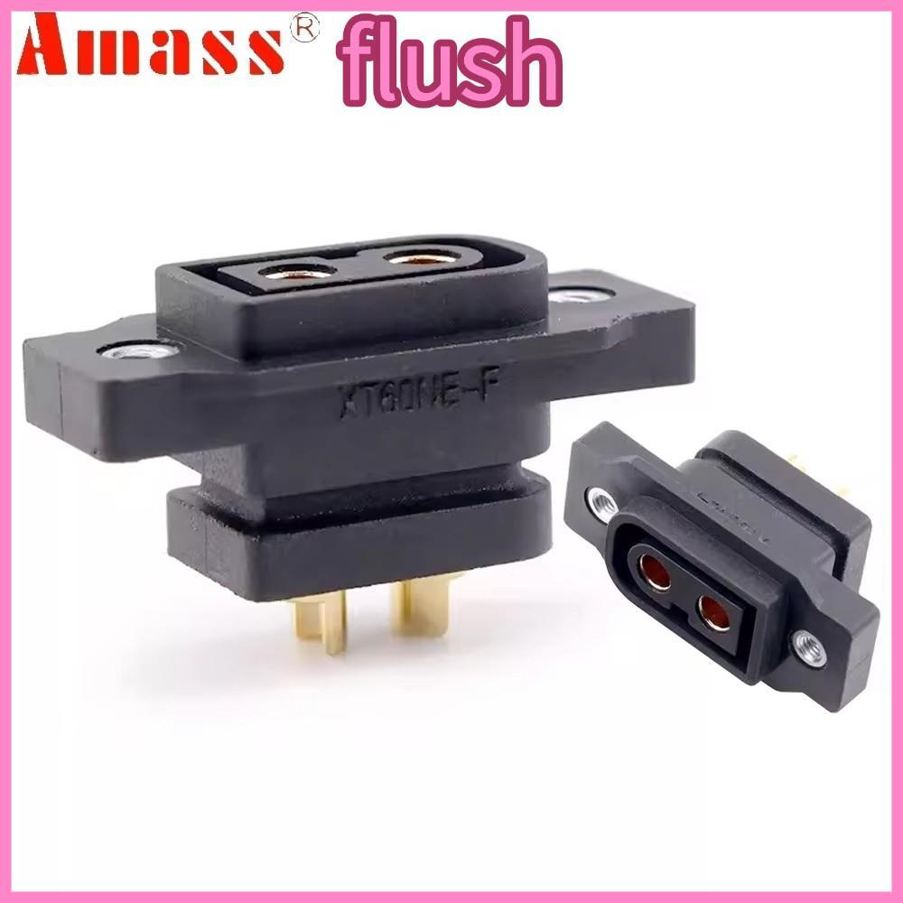 FLUSH 5 ชิ้น XT90NE-F Connector, สีดําสีเหลือง DC500V XT60NE-F ปลั๊ก, ชุบทอง 3.5 มิลลิเมตร/4 มิลลิเม