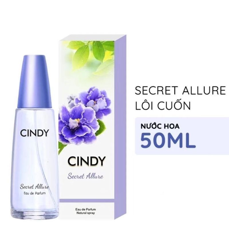 น้ําหอมสุภาพสตรีนําเข้าจากเวียดนาม CINDY No. 1 CINDY ของแท้ไซง่อน 50ml กลิ่นหอมสดชื่นยาวนานน้ําหอมกล