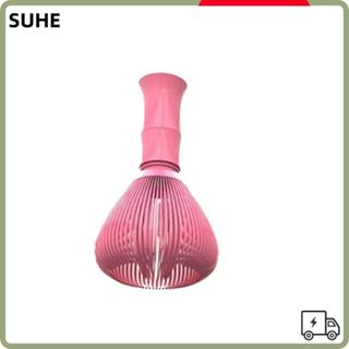 SUHE เครื่องกวนมัทฉะ, ที่ปัดมัทฉะแบบพกพาแบบใช้ซ้ําได้, เรซิ่…