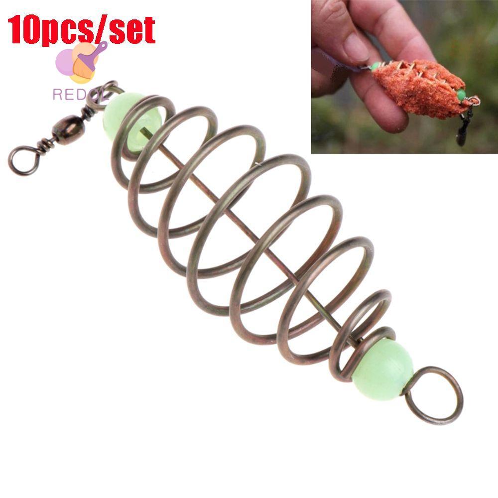 REPKG 10 ชิ้น/เซ็ตสแตนเลส Feeder Hot Method Leader Olive Hanging Tackle