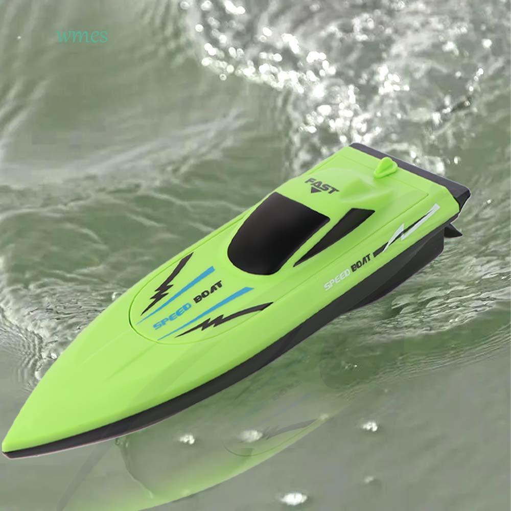 WMES1ZA Racer RC Boats, Long-lasting Sailing Boat รีโมทคอนโทรลเรือ,ของขวัญวันเกิด 2.4G ความเร็วสูงไฟ